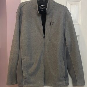 Izod Gray Zip-Up Jacket